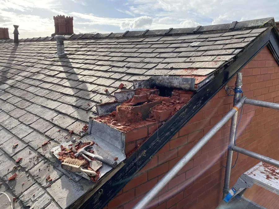 Chimney stack removal